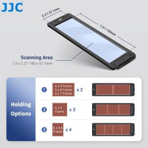 호환 35mm/120 필름용 JJC 슬라이드 홀더  복사기용 네거티브 스트립 스캐닝용 마운트 클립