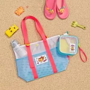 ( )카카오프렌즈 캐릭터 춘식이 대용량 물놀이 워터파크 모래놀이 매쉬 비치백 가방 파우치