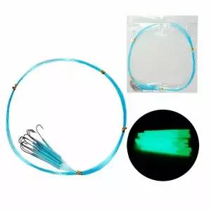 투톤 UV 장축광벌크 갈치 채비 바다 낚시 선상용 원투채비 와이어채비