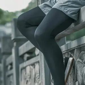 쿨 자외선 차단 남성용 다리 보호 토시 블랙