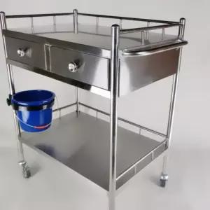 스테인리스 카트 430 트롤리 소형 이동식 웨건 작업대 스텐