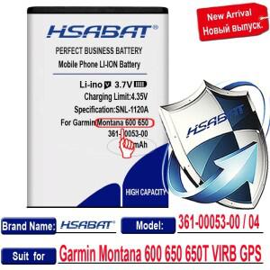 호환 361 핸드헬드 배터리  가민 몬타나 600  카모  VIRB GPS 알파 100 -00053-00  010-11654-03