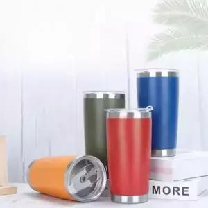 심플한 스텐 물컵 텀블러 등산 헬스장 기업 선물 제작