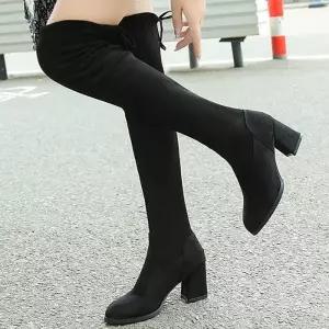 DD449 LK-R77T  기모 니하이 롱부츠