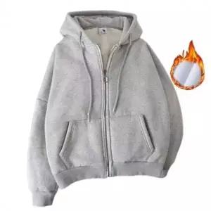 기모 후드집업 간절기 남녀공용 빅사이즈 점퍼 지퍼 기모 간절기 집업 남녀공용 사계절 잠바 후드