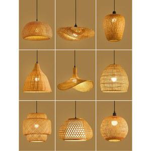 대나무 라탄조명 라탄갓등 전등 식탁등 인테리어 샹들리에