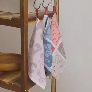 (옵션 비크 미니 핸드타올 2p)미니 핸드타올 주방 고리수건 2p 행주 수건선물