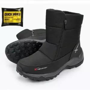 기모 남자 방한 부츠 털신발 남성 사이드 지퍼 털부츠 신발 세정티슈 세트