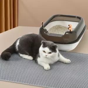 벌집 고양이 발판 매트 사막화 방지 모래매트 멀티