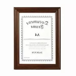 상장 액자 A4 초코브라운 헬스장 사무실 아크릴 탁상 (KYR-WFHKEDZ)