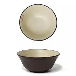 [조르지오]투톤 XL34BR68 멜라민 대접 국수 라면 우동 면그릇 17.8cm 3호