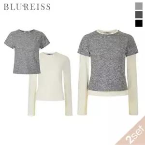 [블루레이스] [2SET]레이어링 긴팔+반팔 티셔츠_B6S1TS6520