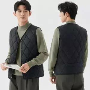 겨울용 남녀공용 경량 누빔 조끼 퀼팅 패딩