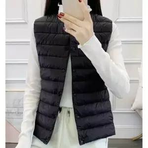 [골드스마일]남성 경랑 패딩 조끼 U넥130 1P 겨울 사무실 보온 방한집업조끼