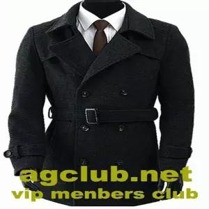 [골드스마일]남성용 더블 버튼 트렌치코트 4XL 오버핏 아우터웨어