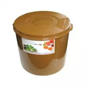 진공 밀폐 반찬 보관 용기 원형 김치 저장통