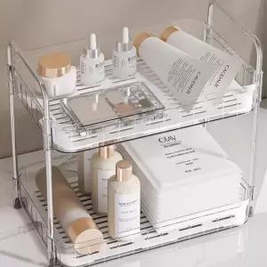 주방 투명 테이블웨어 수납 건조대 컵 양념 정리 선반 홈카페 부엌 선반
