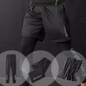 남성용 운동복 반팔 5부 7부 9부 트레이닝 팬츠 스포츠웨어