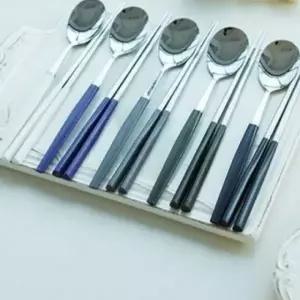 젓가락 숟가락 컬러 수저 자취 집들이 선물용 식기