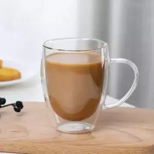 이중 내열 글라스 홈카페 음료잔 주스컵