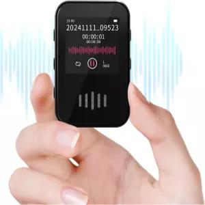 시각 화면이 있는 128GB(1600시간) 음성 녹음기 2025년 AI-트리플 노이즈 감소 기능이 업그레이드 테이프
