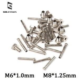 온도 센서 열전대 M6 0mm 스레드 프로브 M8 25mm 압력 스프링 액세서리 저항 재료