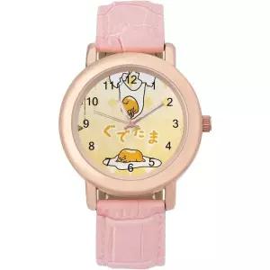 Emzlikne 구데타마 손목시계 스타일리시 남성용 여성용 아날로그 방수 가죽 스트랩 표준 스타일