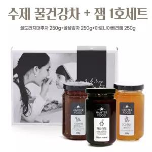 꿀건강차+잼 선물세트1호(250g×3ea)/선물세트/명절/추석/설날/답례품 봉봉샵