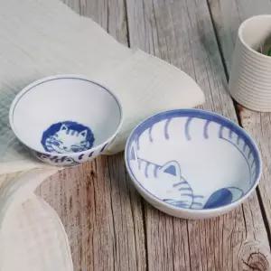 (2+2) 부엌다옴 도라 야옹이 공기대접 2인세트 (공기2P+대접2P) 총4P