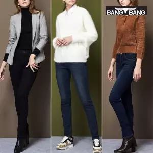 [NS홈쇼핑][뱅뱅] 여성 클래식 본딩 스판데님 3종세트[35675835]