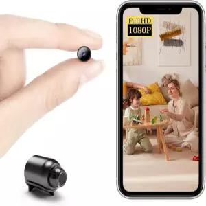 소형 무선 WiFi IP 카메라 HD1080P 휴대용 미니 비디오 녹화 라이브 피드 베이비 모니터 유모 캠 야간 투시