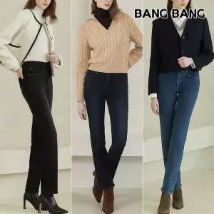 [뱅뱅] 여성 라이크라 이중직 기모 데님 3종택1[35676379]