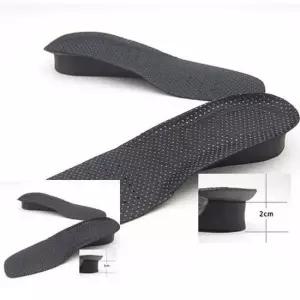 여성용 바이오 키높이깔창 2cm 검정 구두키높이깔창