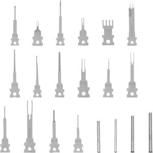 JRready JRconDRK00B20-01 AMP TE 몰렉스 델파이 JST 하팅 4P 컴퓨터 전원 커넥터 핀 제거 도구 키트