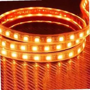 24V 차량 LED 바 튜브 타입 옐로우 5M 1롤 방수 DIY