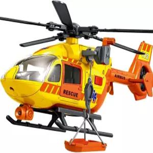 레스큐 토이 헬리콥터 15인승 비행기 장난감 들을 위한 매달린 바구니 사운드 및 조명 포함 (3~7세 남아용)