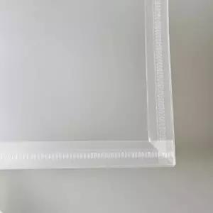 ( )클리어 A5 파우치 파일 스탠드 포켓 지퍼 투명