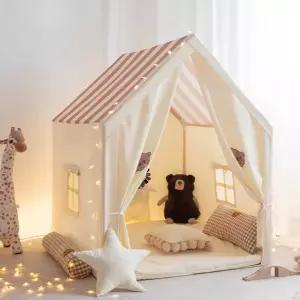 인디언 텐트 놀이 키즈 원목 하우스 플레이 실내