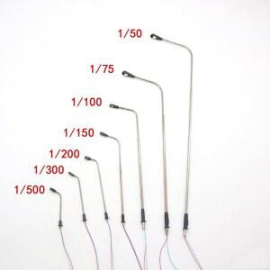 디오라마 가로등 조명 모형 20 175 300 차고 D 5pcs 메탈 생활 발광 세트