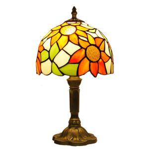 스테인글라스 조명 빈티지 무드등 직경 타입 램프 레일 탁상 카페 뉴나팔꽃 8W