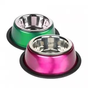 튼튼한 스테인리스 안정적인 식사시간 개밥그릇 소형견식기