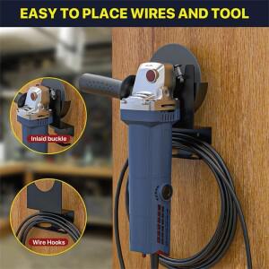 벽걸이형 앵글 그라인더 작업대 브래킷1-2개 다기능 고정 랙 가정용 산업용 일반 공구 걸이