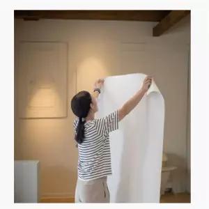 회벽 화이트 벽지 솔리드 시트지 셀프 리폼 시공 인테리어 풀바른벽지