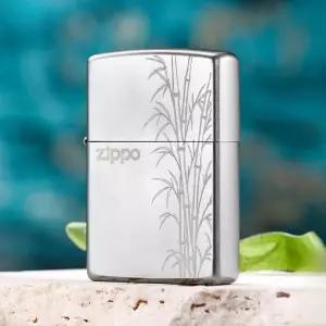 정품 zippo 지포 대나무 음각 오일 기름 라이터 신년 생일 기념일 발렌타인데이 남친 선물
