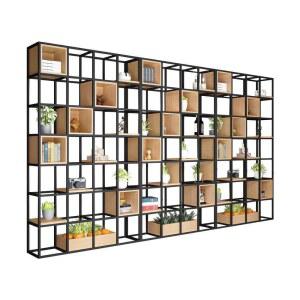 철제 책장 책꽂이 가벽 파티션 카페 큐브형 수납 다용도 사무실