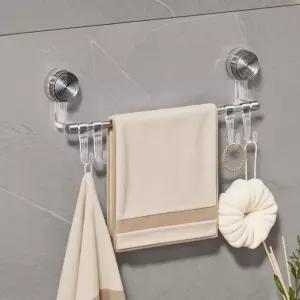 흡착식 욕실 수건걸이 선반 화장실 수건행거 벽행거 흡착식수건걸이