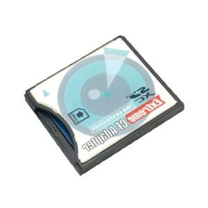 SD SDHC SDXC-고속 익스 컴팩트 플래시 CF Type II 어댑터 지원 16/32/64/128GB용 WIFI 카드