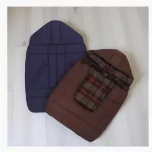 아기띠 워머 패딩 외출용 휴대용 아기띠 커버 망토 브라운