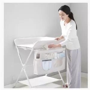 기저귀 갈이대 수납함 아기 용품 수납 보관 바구니 트롤리 바구니