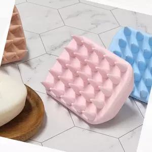 샴푸브러쉬 두피 스케일링 각질 비듬 제거 빗 마사지